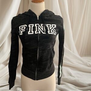 Pink Victoria’s Secret hooded jacket